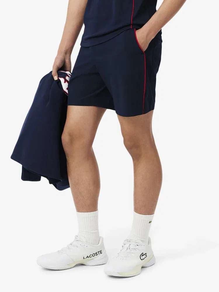 Шорты теннисные French Team LACOSTE, Navy — фото 2