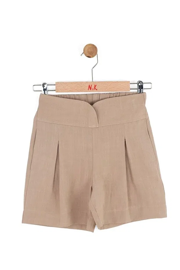 Детские шорты для девочек с завышенной талией Nk Kids, Mink
