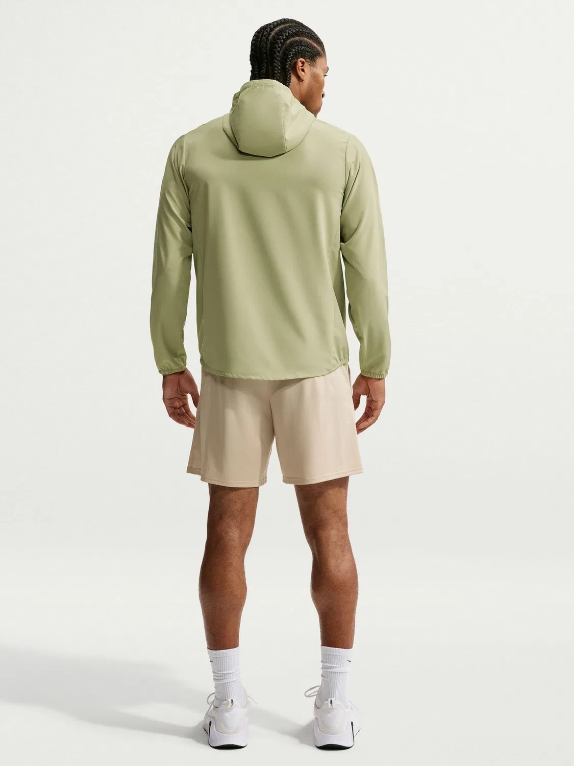 Спортивная куртка с капюшоном Nike Dusty оливково-зеленого цвета Dri-FIT Form — фото 2