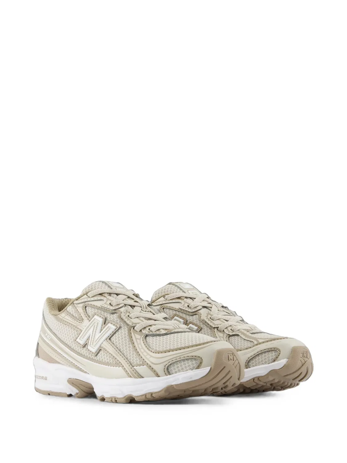 Кроссовки 740 с эластичными шнурками New Balance Kids, нейтральные цвета