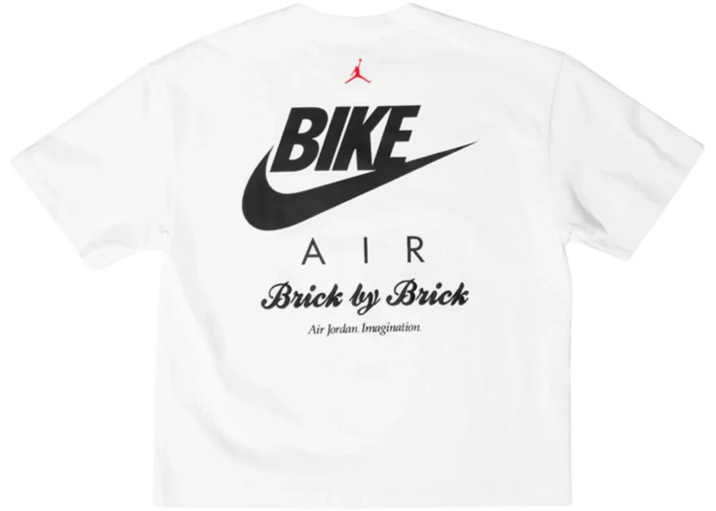 Мужская футболка с принтом Jordan Nigel Sylvester Brick Tee (Asia Sizing), White — фото 2