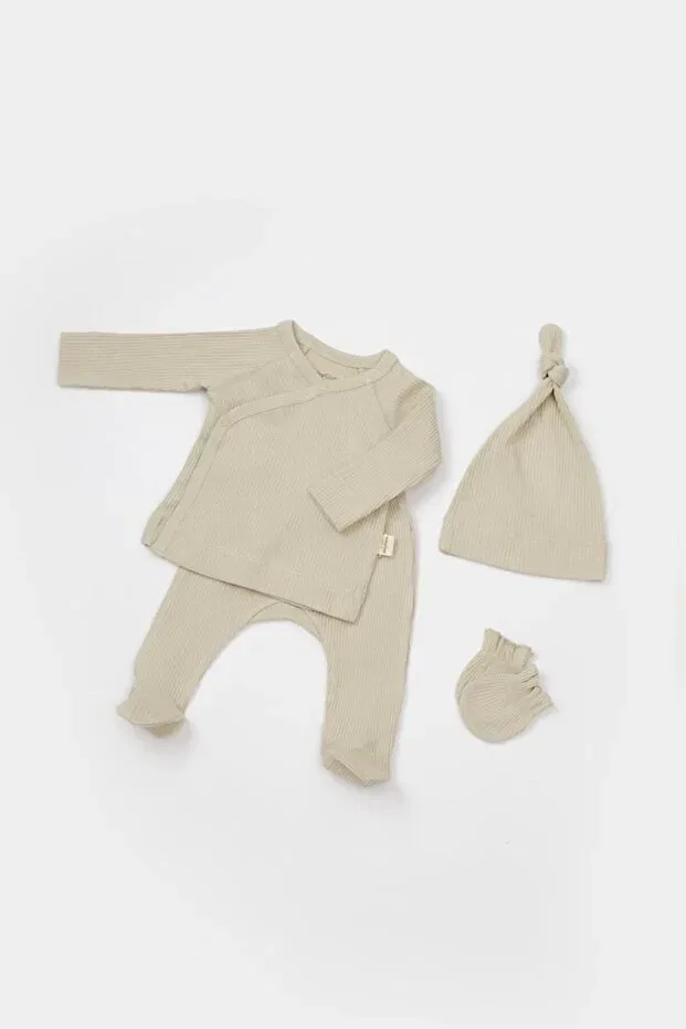 Детский комплект одежды для новорожденных хлопковый Babycosy, Taupe