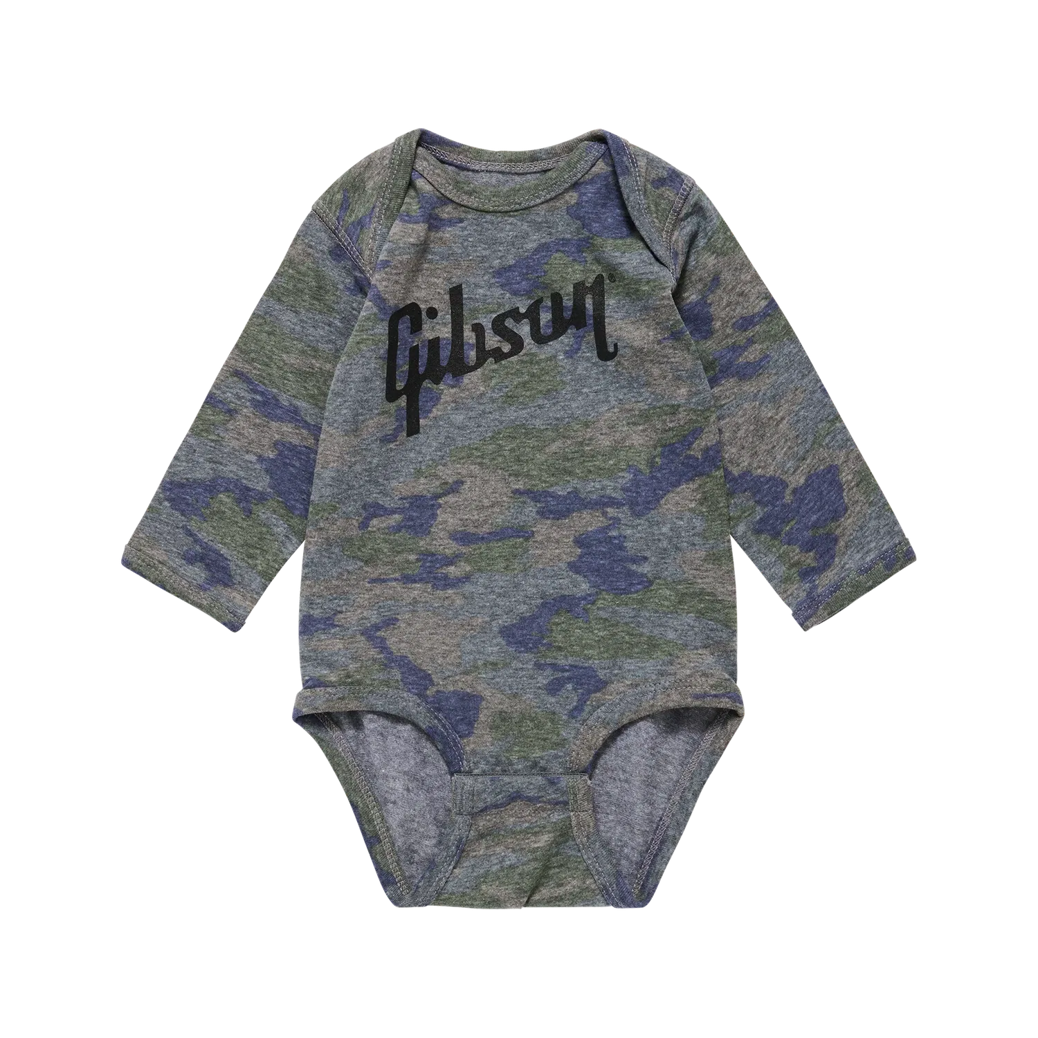 Детский боди с принтом Gibson Camo Baby Onesie Gibson, Camouflage