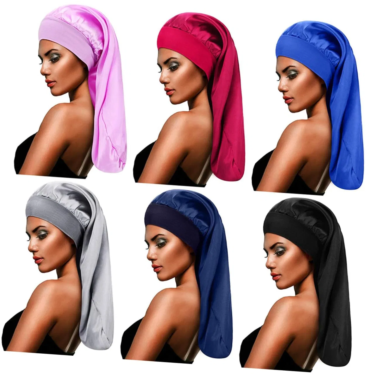 Шапочка для душа Satin, FRCOLOR, 66x30 см, мультиколор — фото 2