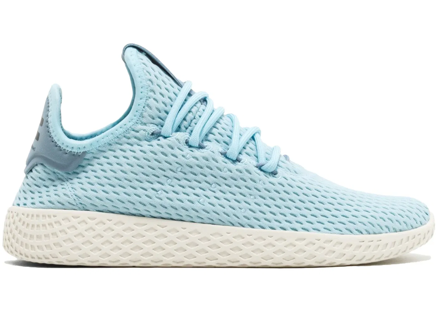 Детские кроссовки с принтом Adidas Tennis Hu Pharrell Williams, Ice Blue/FTW White