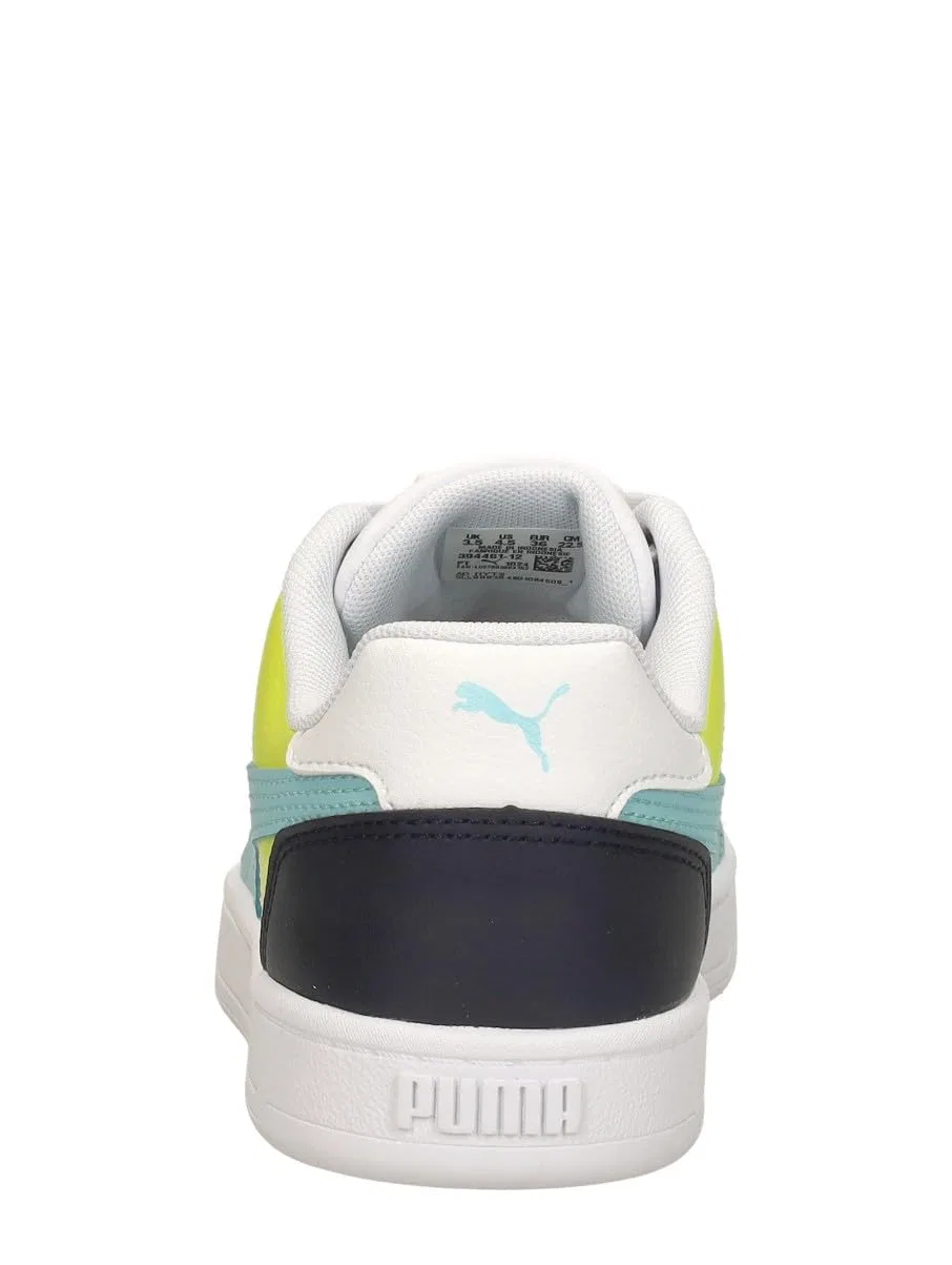 Детские кроссовки для мальчиков Caven Junior PUMA, 2 0 Block White Safe Lake New Navy — фото 4