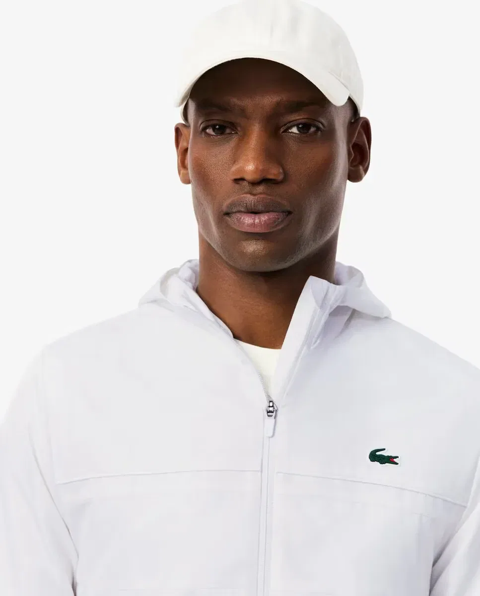 Мужская куртка с принтом Lacoste, Blanco — фото 3