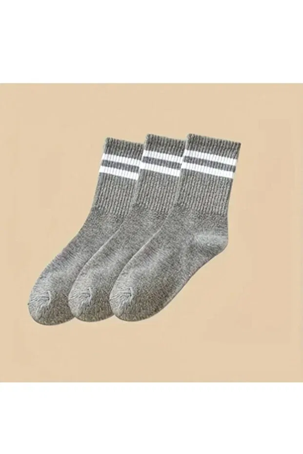 Детские носки с полосками 6 пар Dermina, Gray