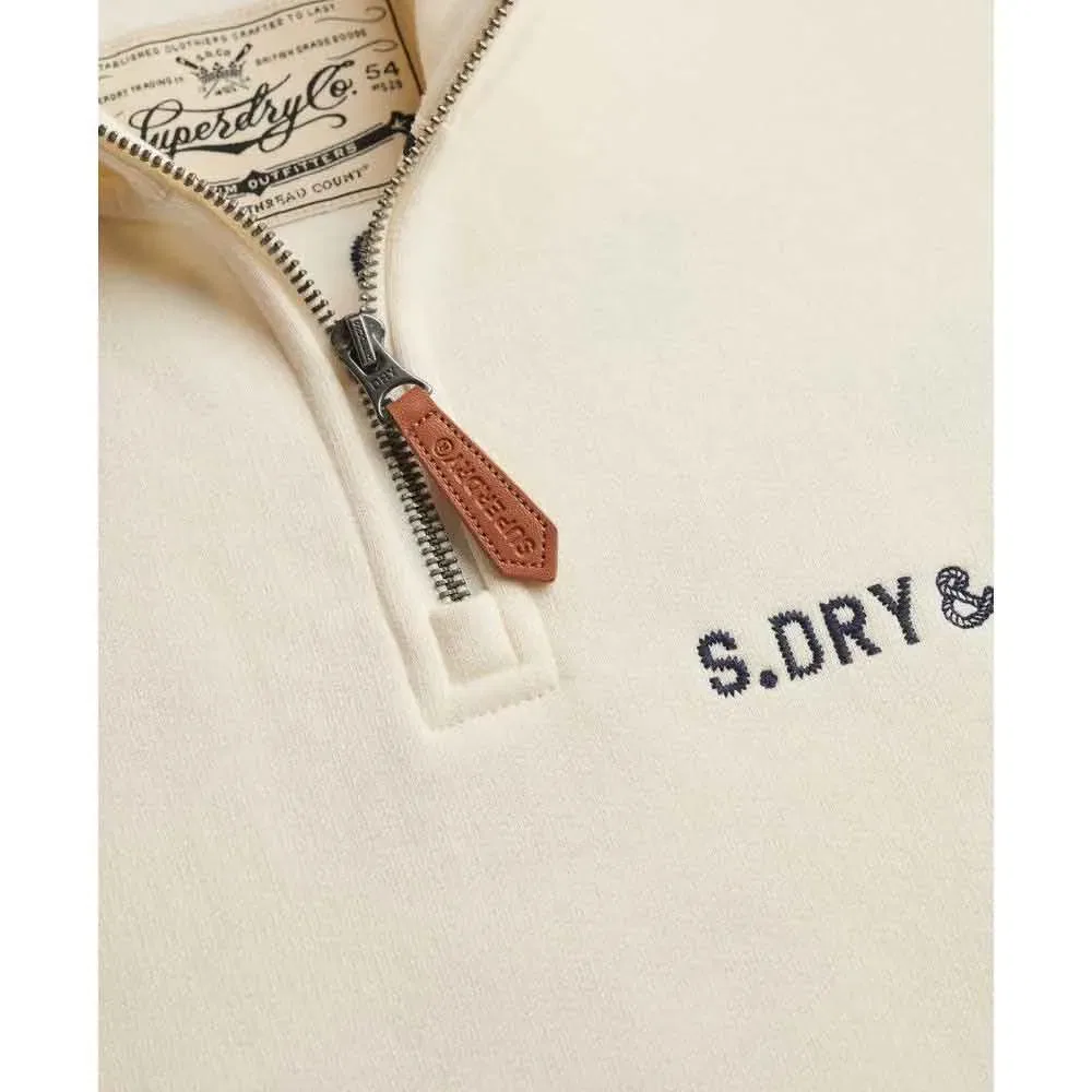 Женский свитшот с высоким воротом Heritage Nautical Superdry, Beige — фото 3