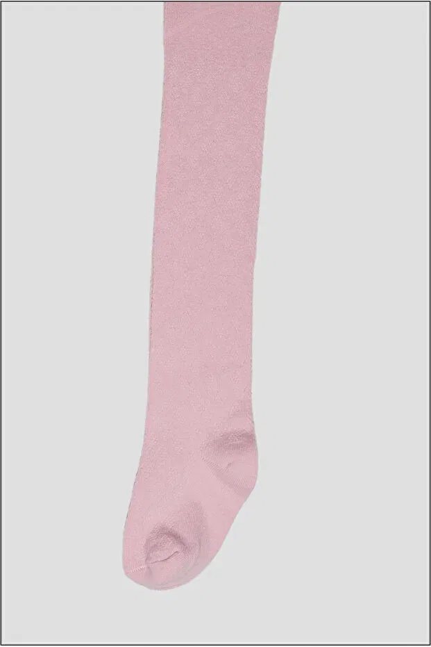 Детские колготки для девочек хлопковые, 3 шт., Defne Baby, Orange-Pink-White — фото 3