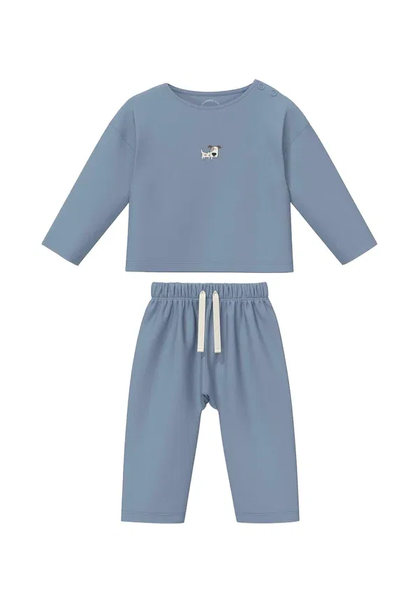 Брюки спортивные хлопок Set tracksuit bottoms S.Oliver, Blassblau