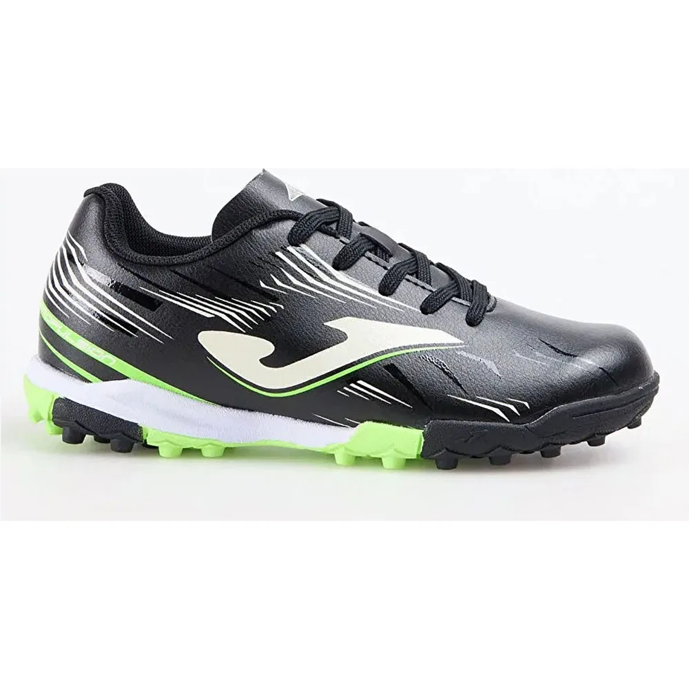 Детские футбольные бутсы для мальчиков с носком Propulsıon Jr 2501 Negro Turf Joma