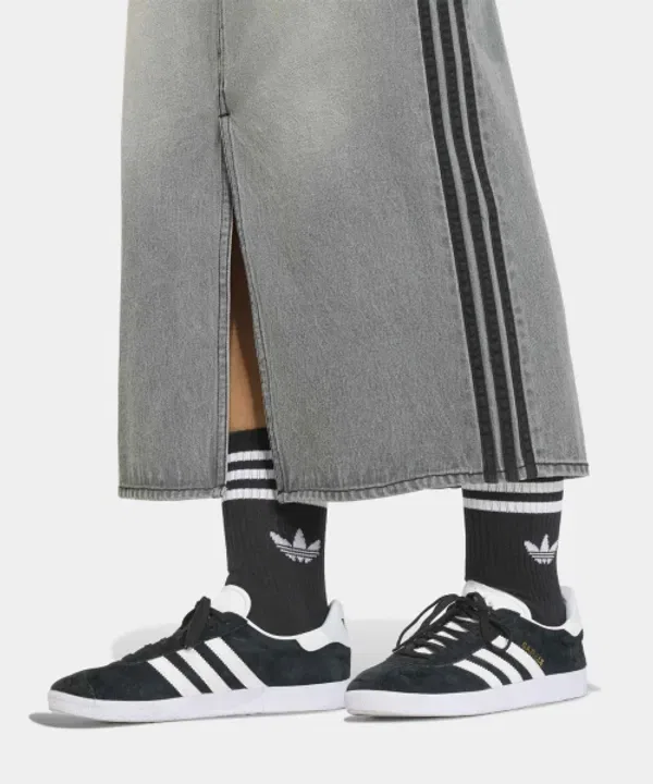 Юбка-карандаш с 3 полосками, Adidas, серый — фото 4