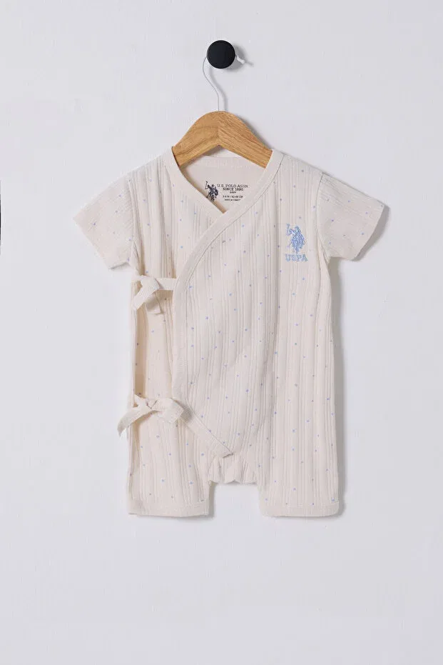 Детское боди-комбинезон для мальчиков хлопковый U.S. Polo Assn., White