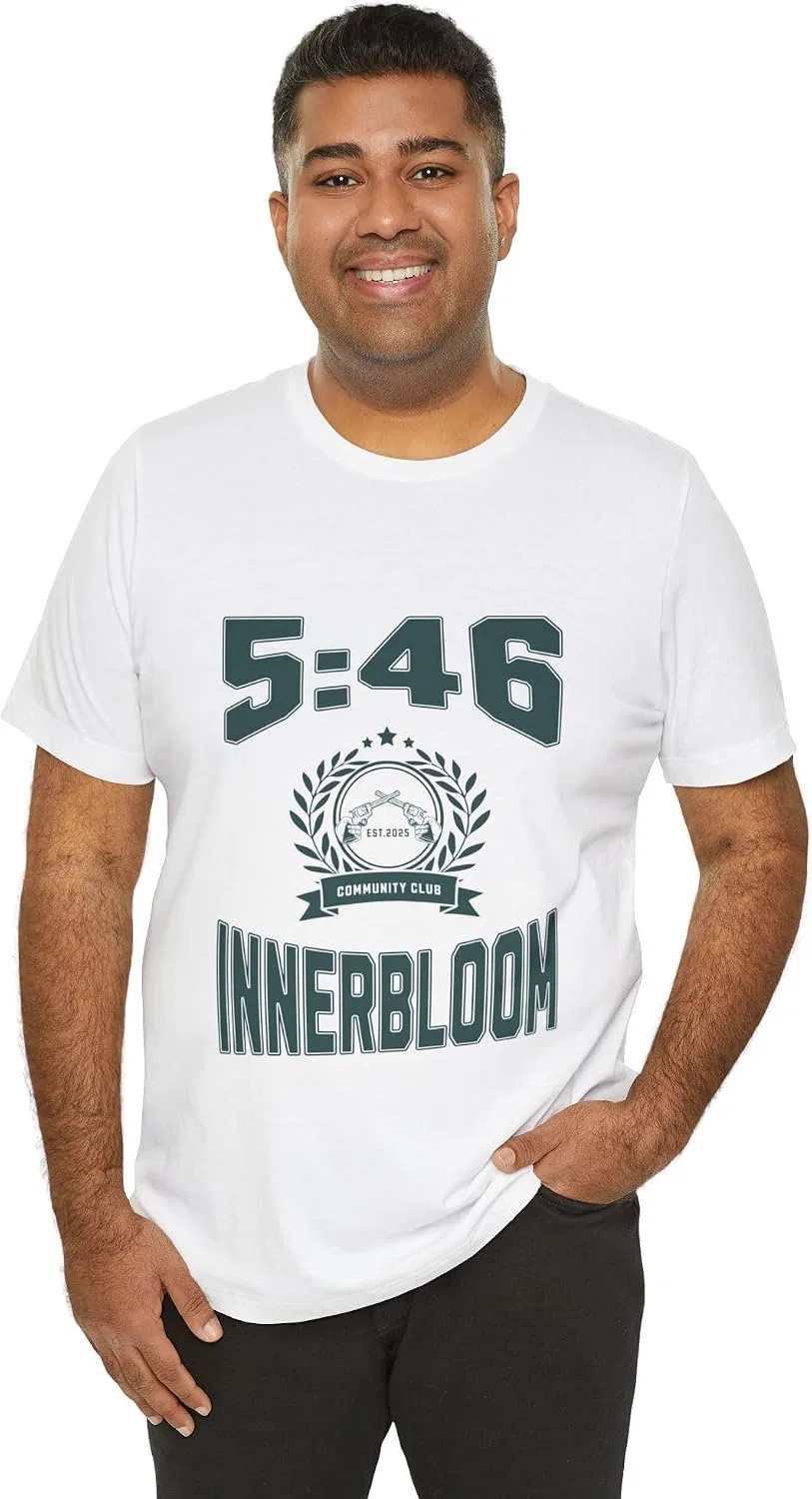 Унисекс футболка с принтом Innerbloom Bella+canvas, White