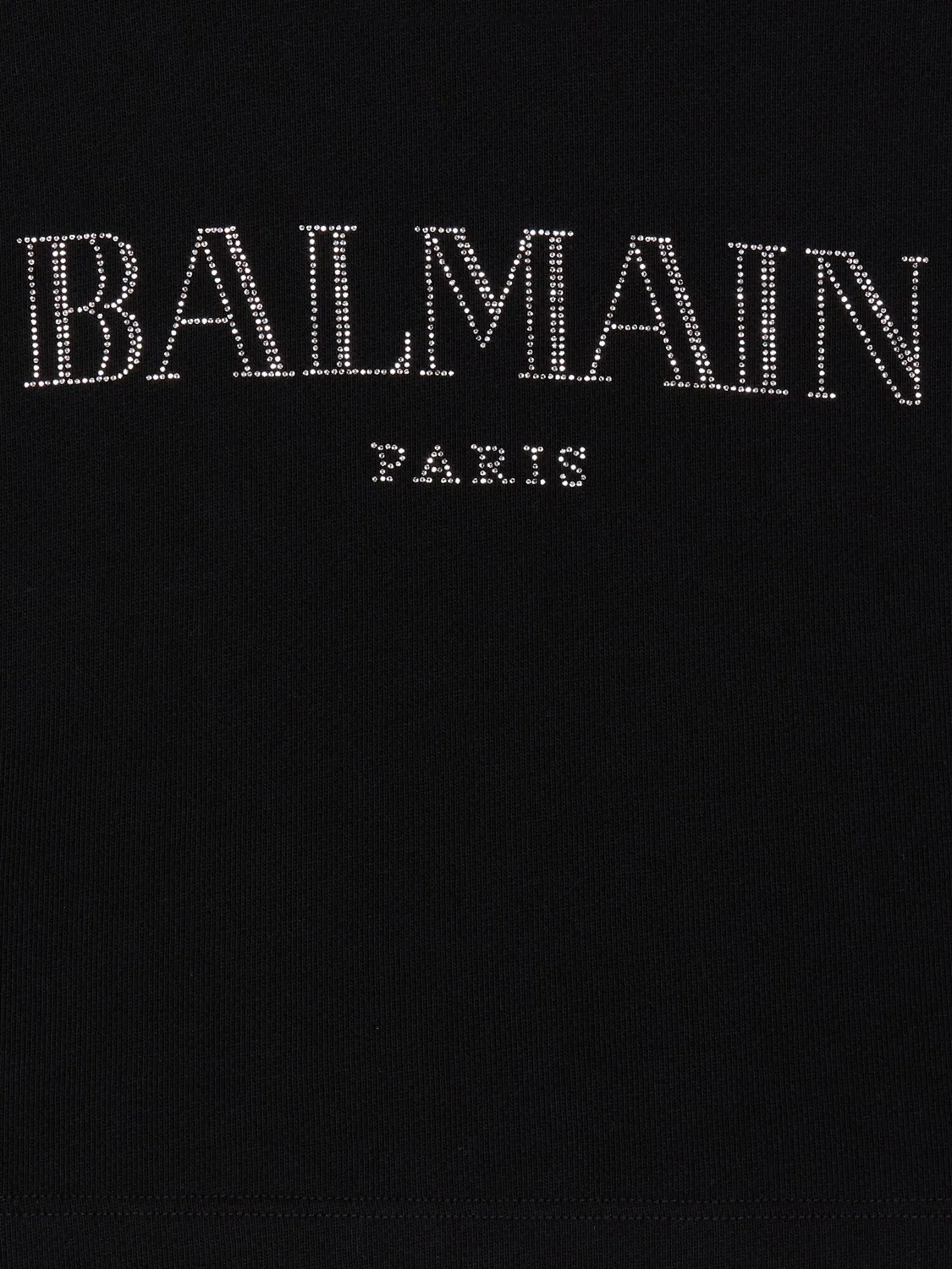 Свитшот с логотипом Balmain, черный — фото 2