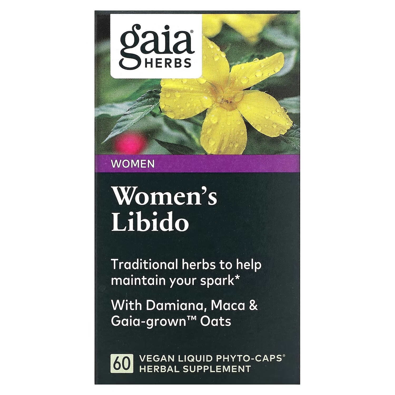Добавка Gaia Herbs Women's Libido, 60 капсул