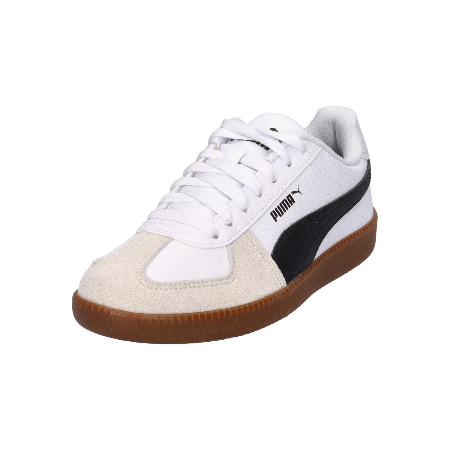 Детские кроссовки с замшевым верхом Puma Club LT Jr, Weiß Schwarz — фото 4