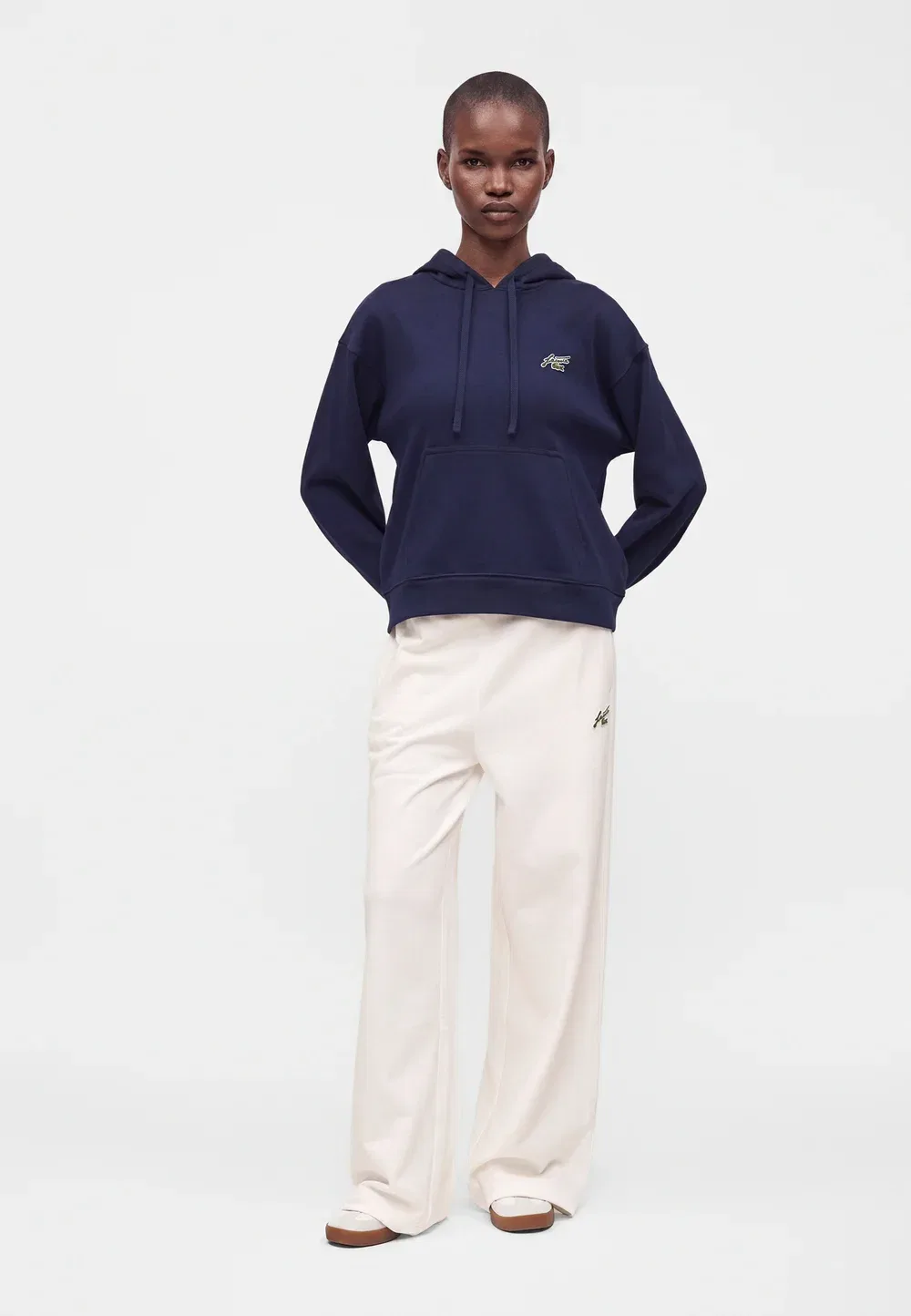 Штаны спортивные Lacoste Flour, базовые, темно-синие — фото 2