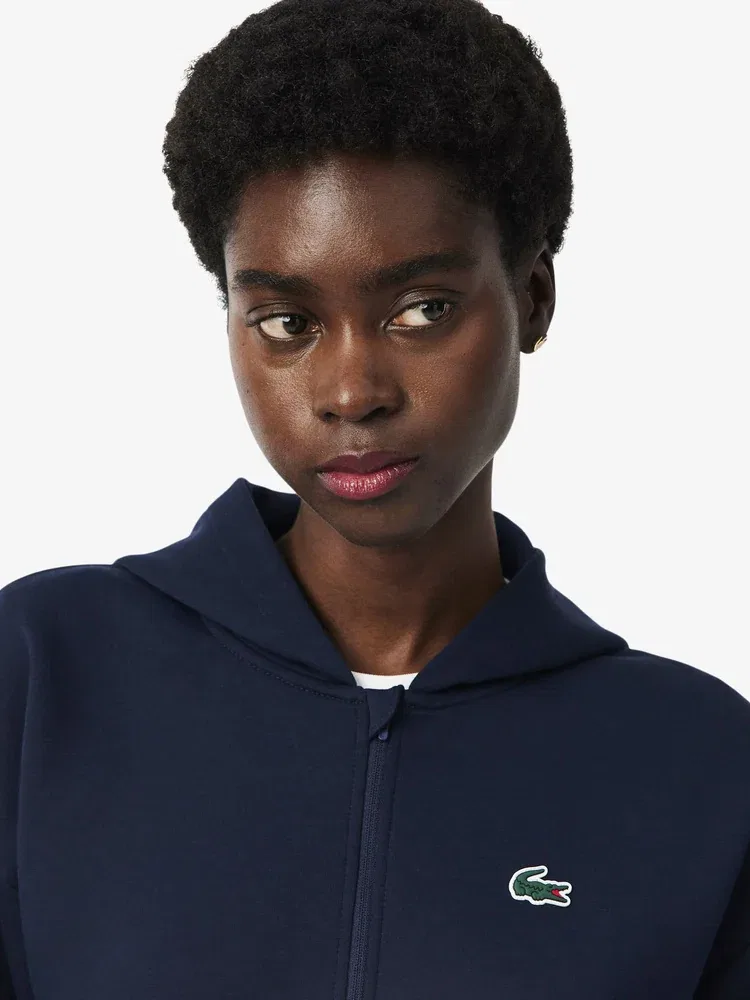 Свитер женский LACOSTE Navy, Классический пуловер, Темно-синий — фото 2