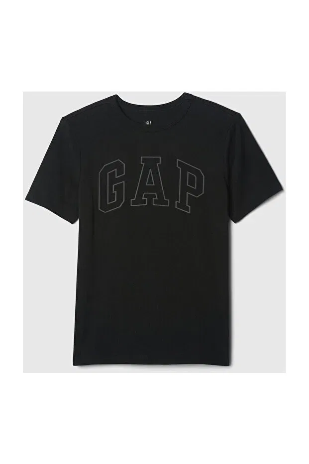 Детская футболка с принтом V-Bass ss logo tee Gap, Black
