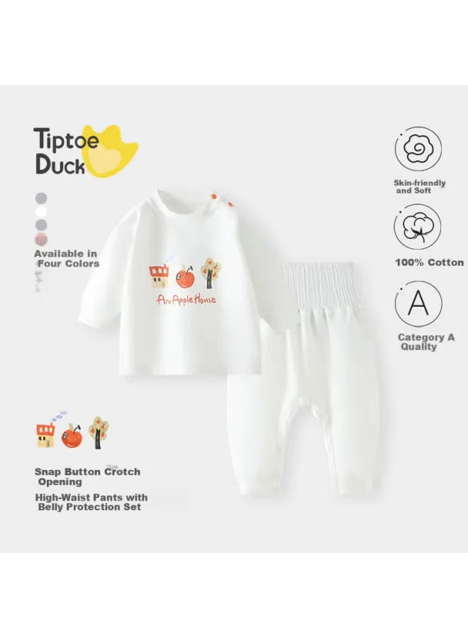 Комплект детской домашней одежды с утеплением Qiaojiao Duck Tiptoe Duck