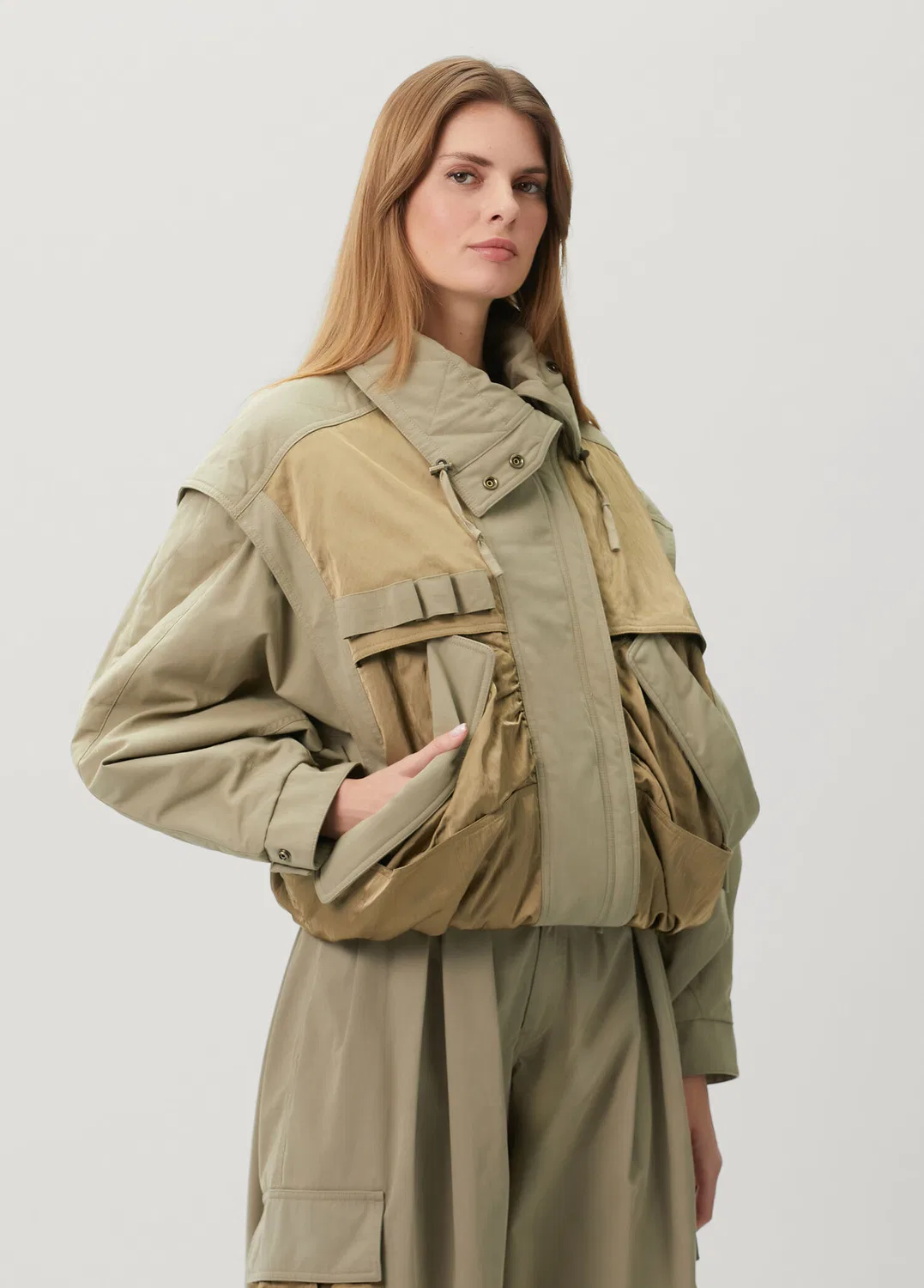 Жакет Balmain Batwing, green