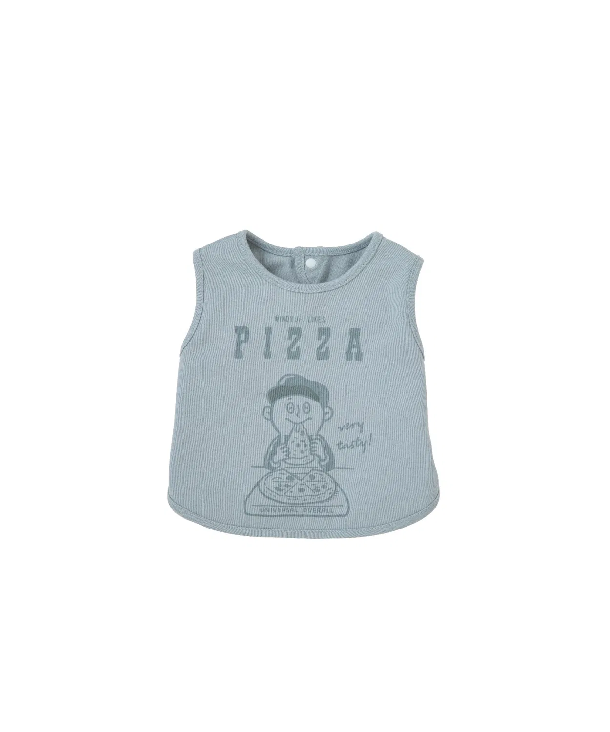 Детский комплект для кормления с пиццей, модель Pizza UNIVERSAL OVERALL, Green
