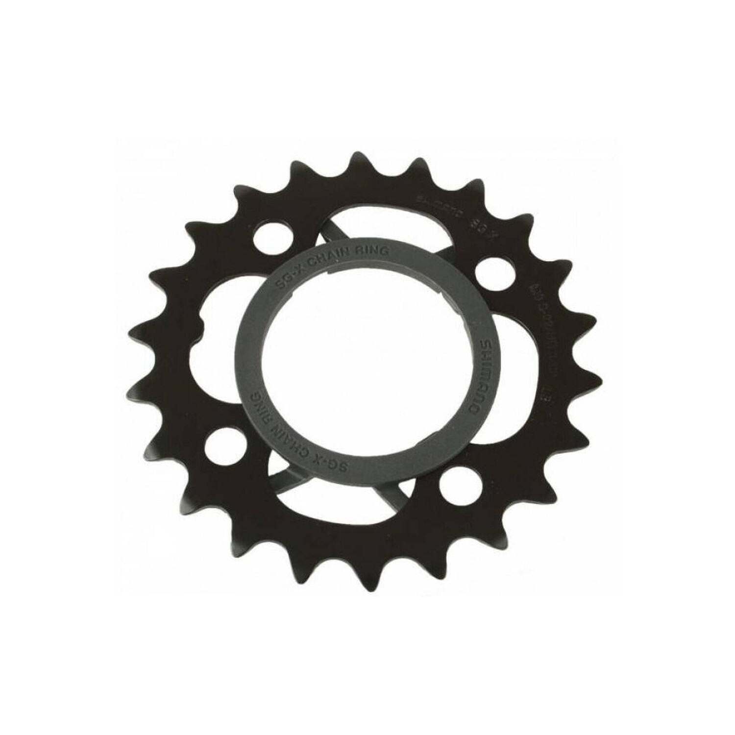 

звездочка Acera FC-M361 22T 7/8S 64 мм черная SHIMANO, черный / черный / черный