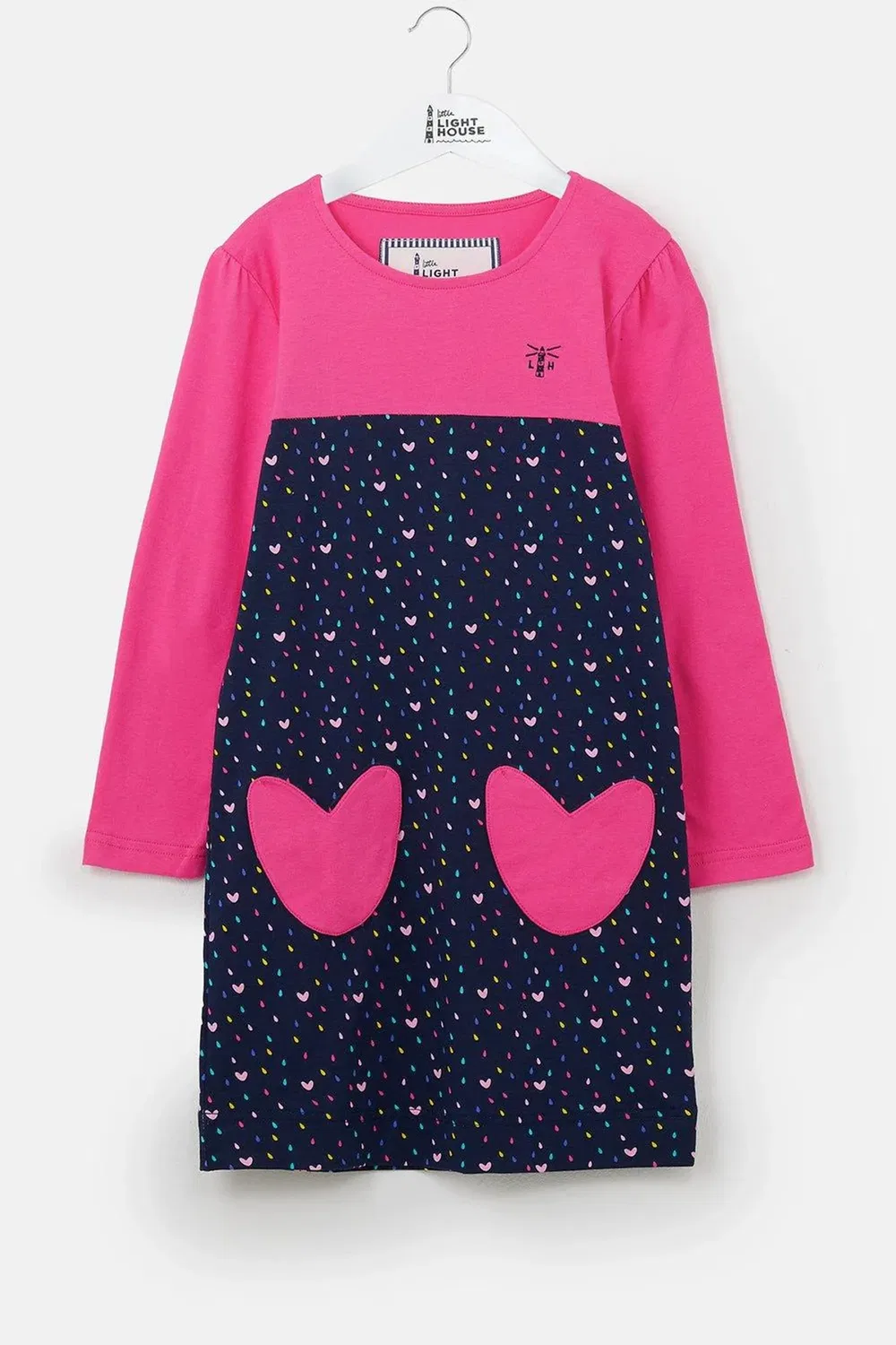 Детское хлопковое платье Esme Lighthouse Clothing, Pink