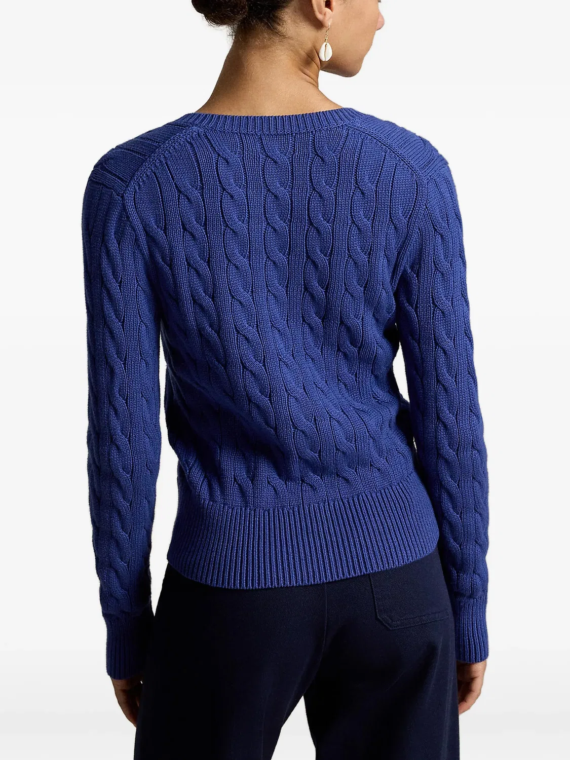 Кардиган Polo Ralph Lauren, синий — фото 3
