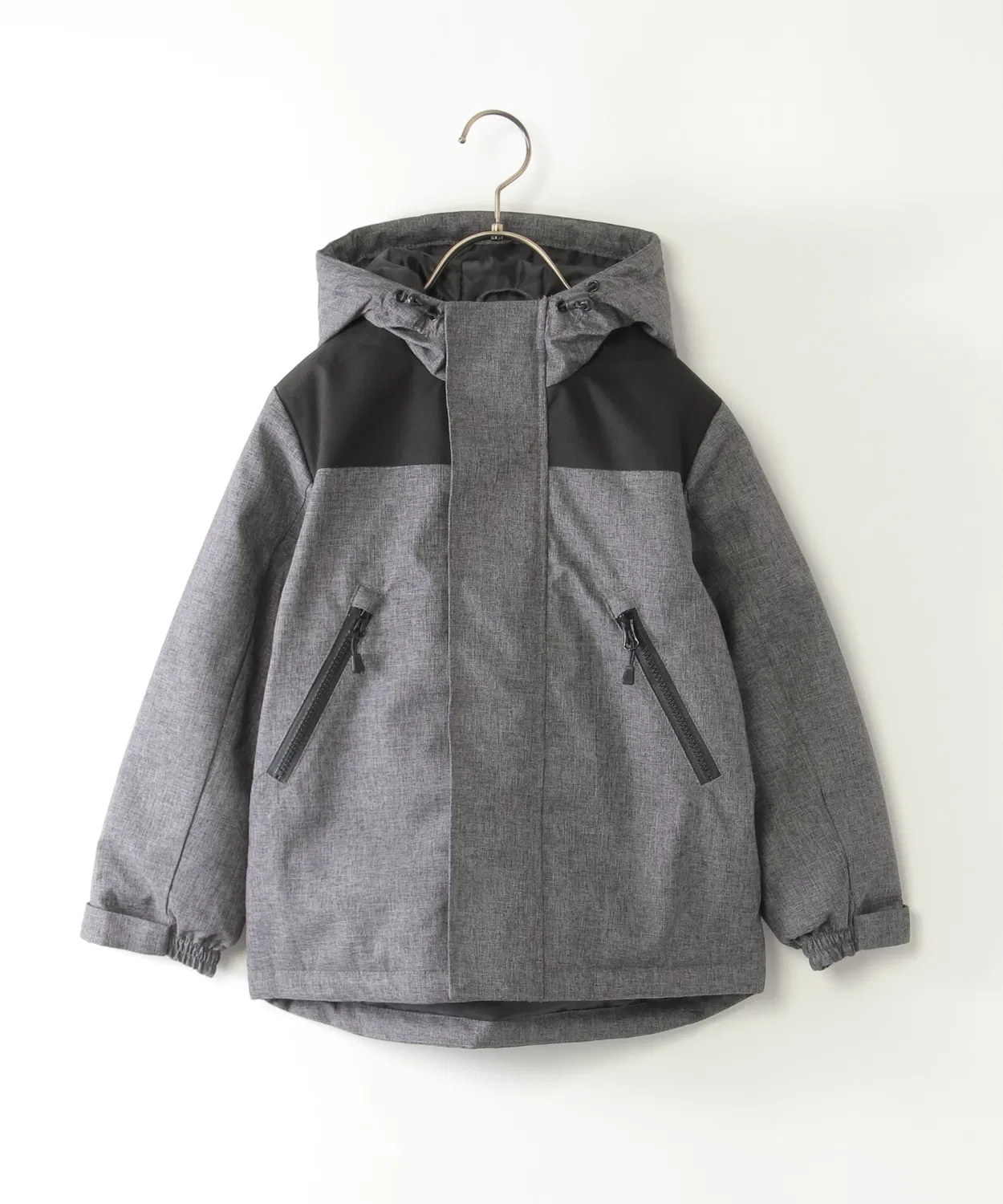 Детская куртка-парка с наполнителем и ветрозащитой Mountain Parka ikka, Smoke Grey