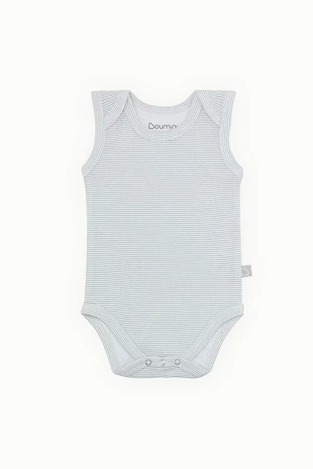 Детское боди для новорожденных хлопковое Boumini, Gray