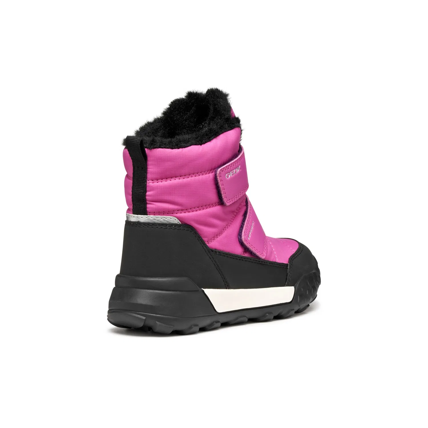 Детские зимние ботинки с мембраной Geox, Pink/Black — фото 4