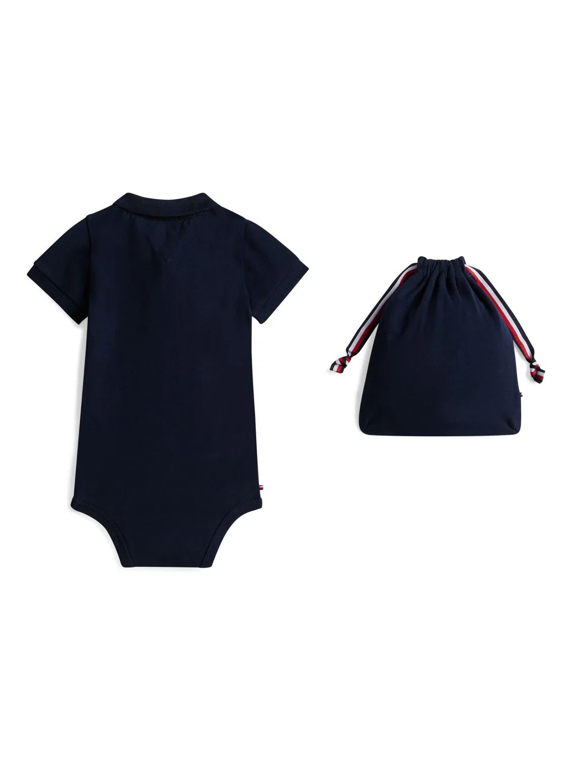 Поло-боди с коротким рукавом Tommy Hilfiger, синий — фото 2
