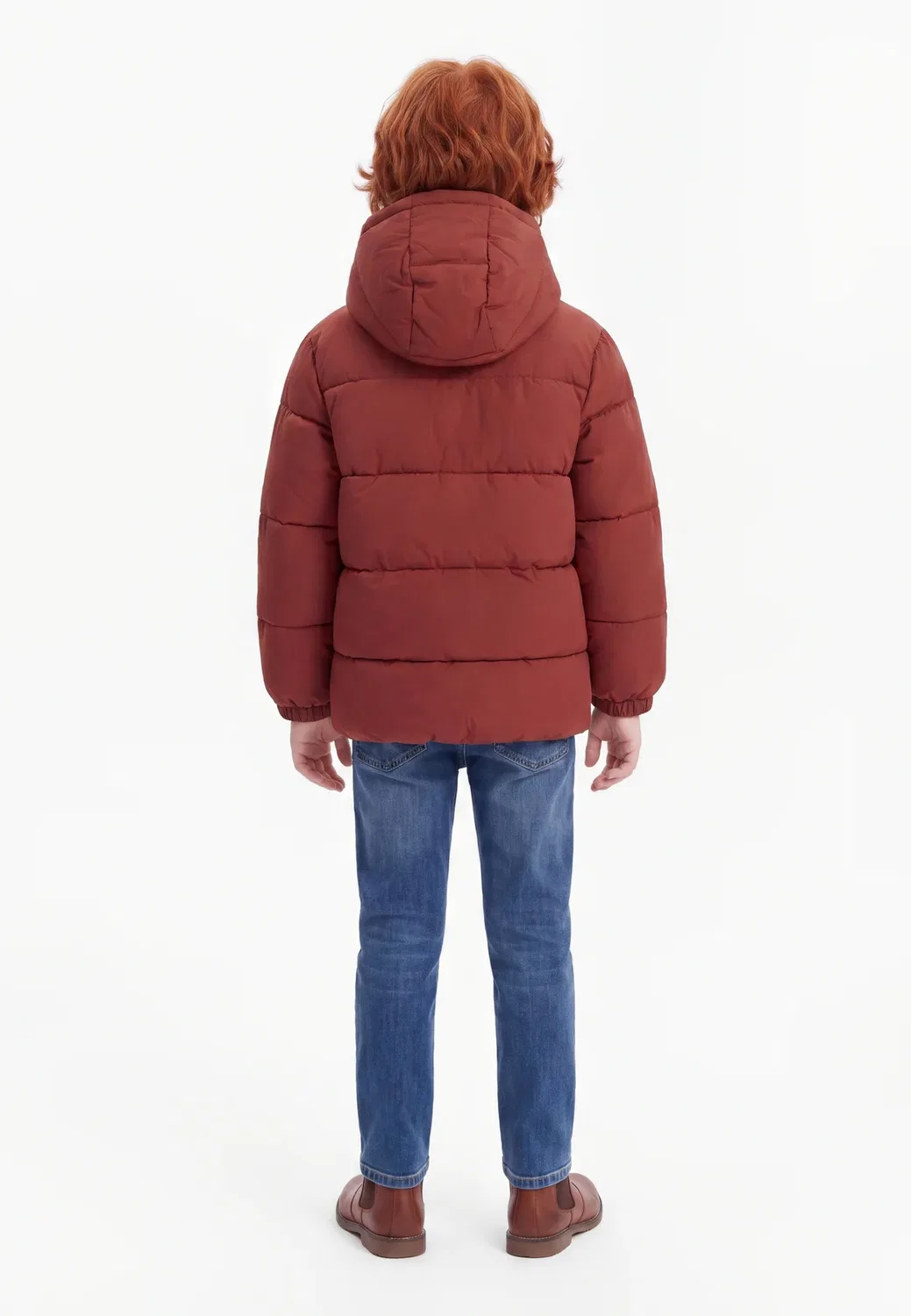 Пуховик - зимняя куртка Boss Kidswear, Crimson — фото 2