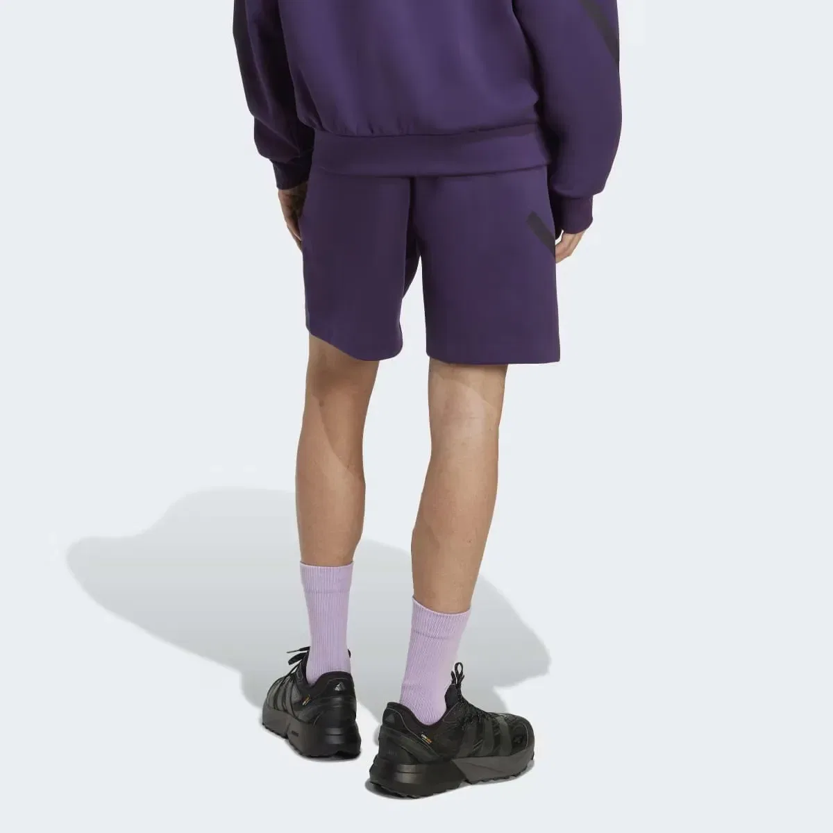Мужские шорты с принтом Z.N.E. adidas, Violeta — фото 3