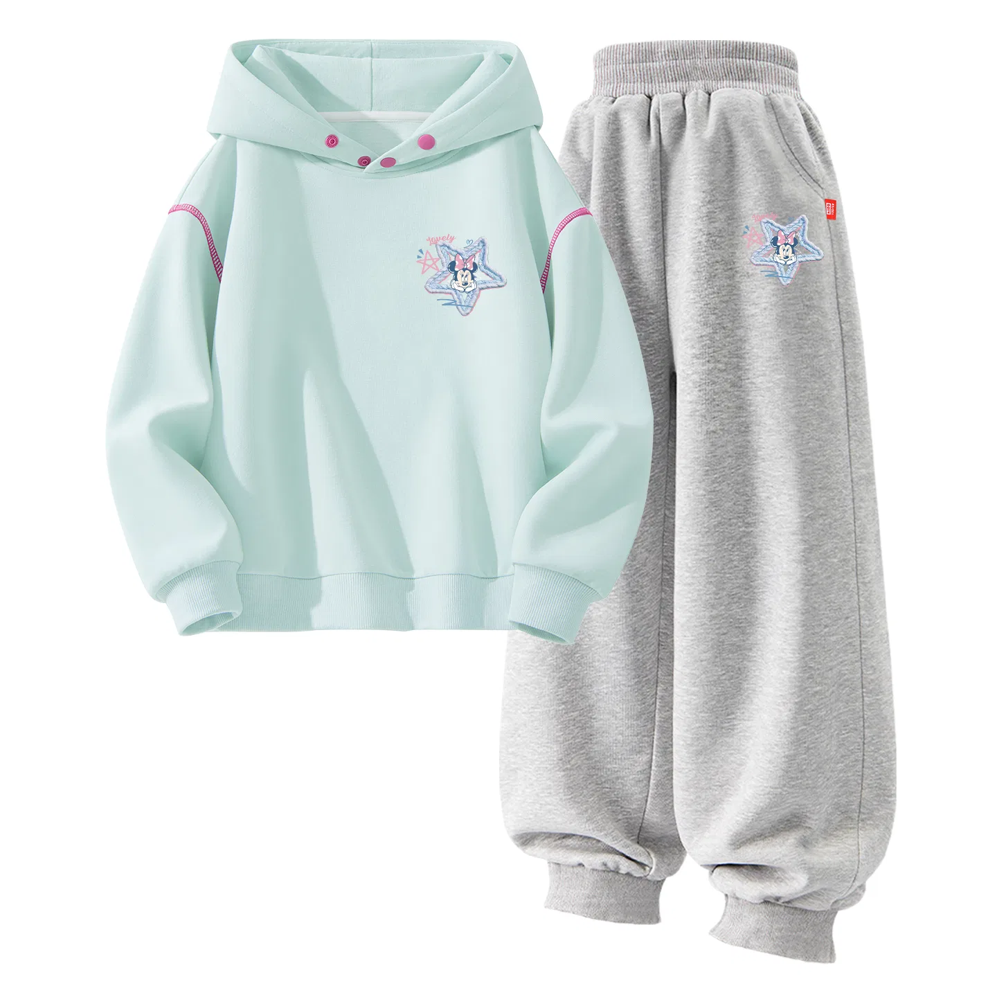 Детский спортивный комплект с принтом Diyue Star K Disney, Clearwater Blue/Gray