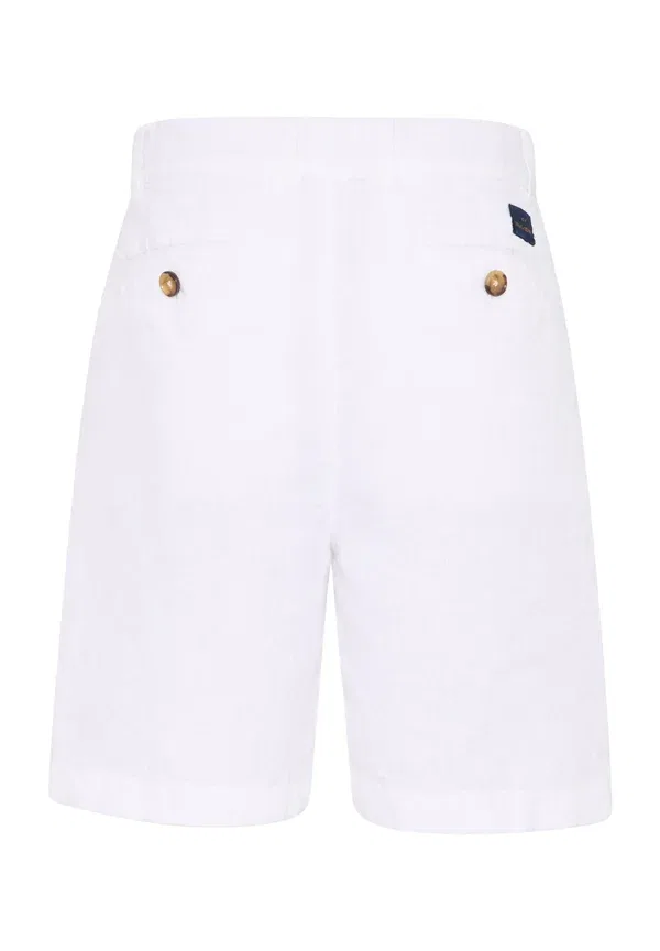 Шорты из льна Shorts Paul & Shark, белый — фото 2