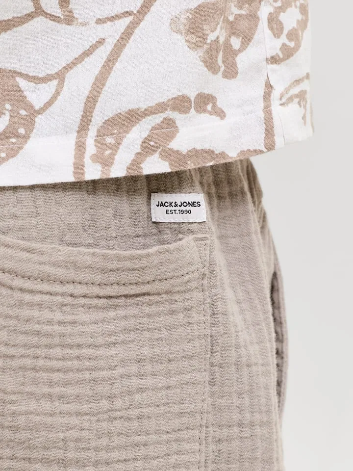 Шорты с принтом Jaiden Jack & Jones Junior, бежевый — фото 4