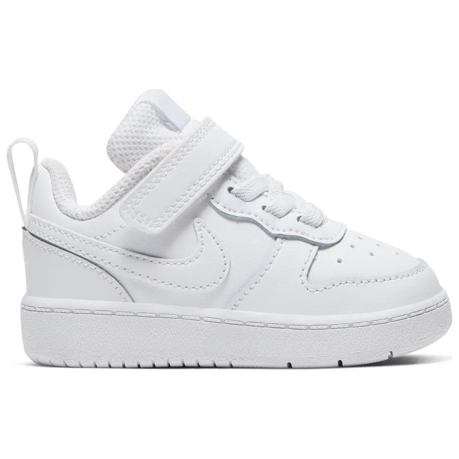 Детские кроссовки с липучками Court Borough Low 2 (Psv) Nike, Белый