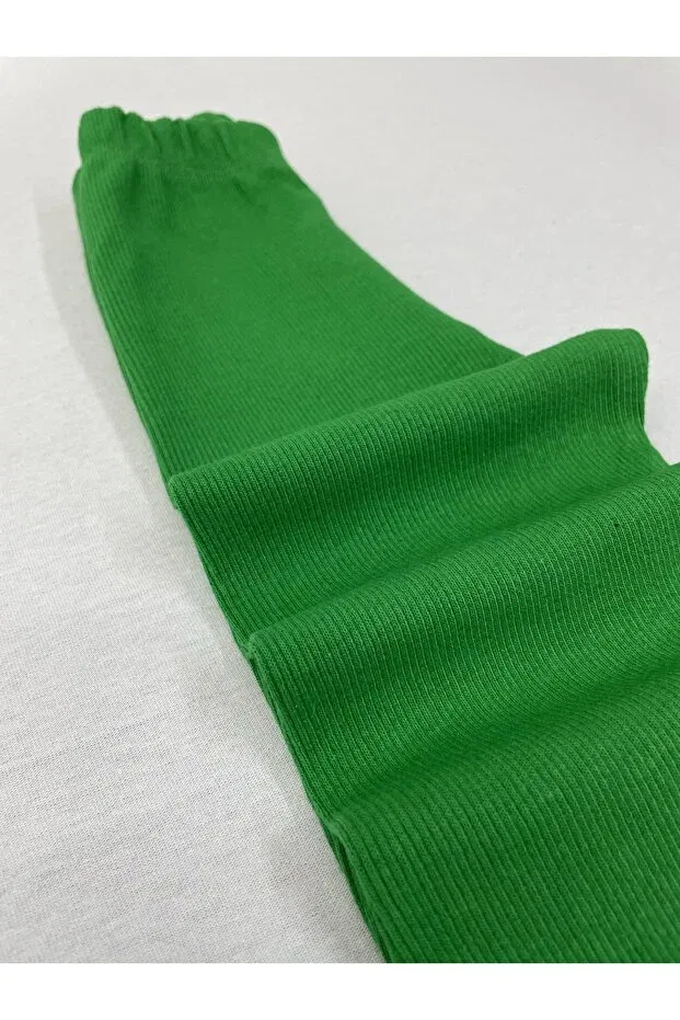 Детские леггинсы для девочек хлопковые Basic Berat Moda, Forest Green