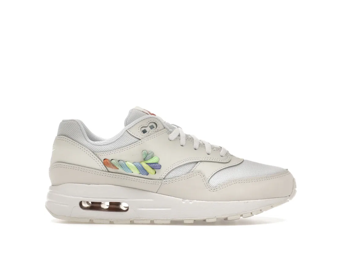 Детские кроссовки Lifestyle с принтом Nike Air Max 1 SE Nike, White Summit White Terra Blush Multi-Color