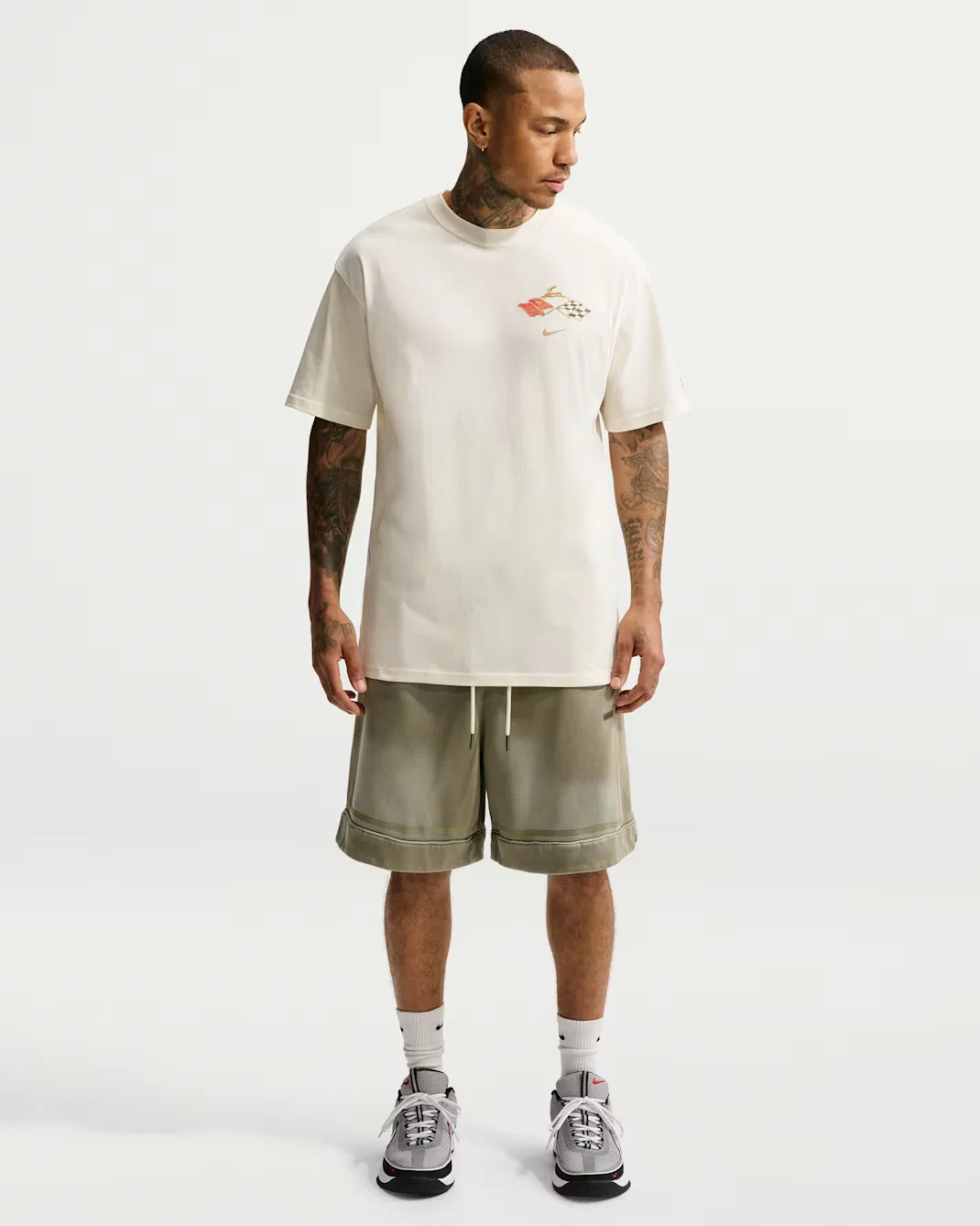 Мужская баскетбольная футболка Devin Booker Nike, Pale Ivory — фото 4