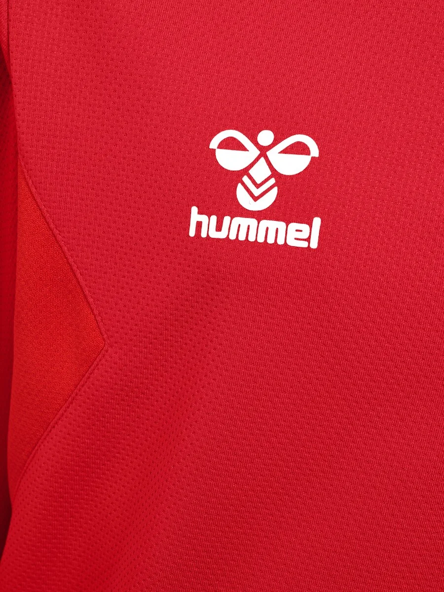 Спортивная толстовка Hummel 'Authentic' клюквенного цвета — фото 4