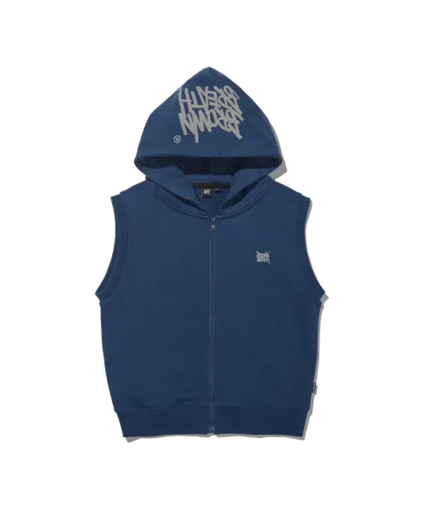 Жилет детский, Kids hood vest Brownbreath Kids, синий — фото 2