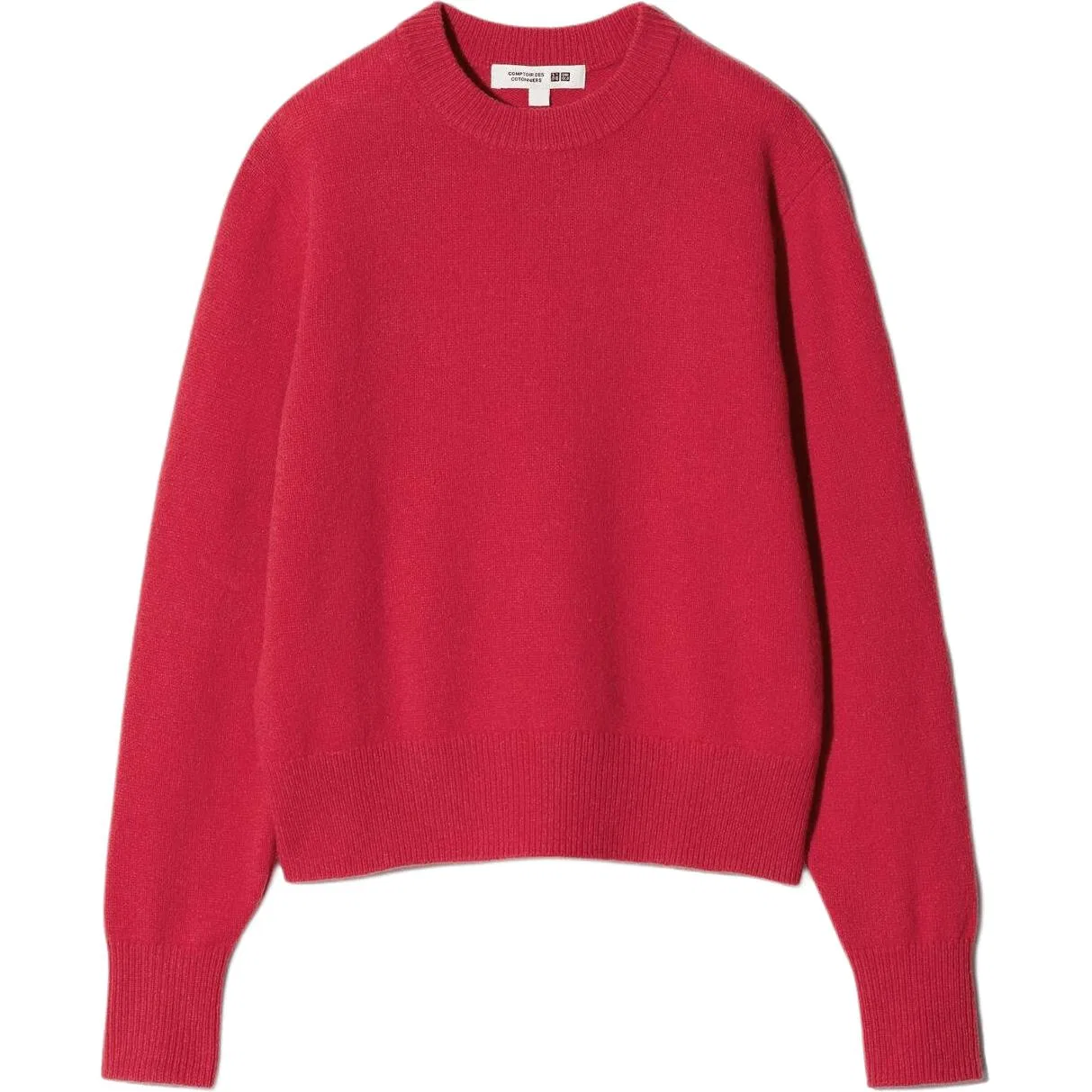 Женский свитер с круглым вырезом Comptoir Des Cotonniers UNIQLO, Coral Red