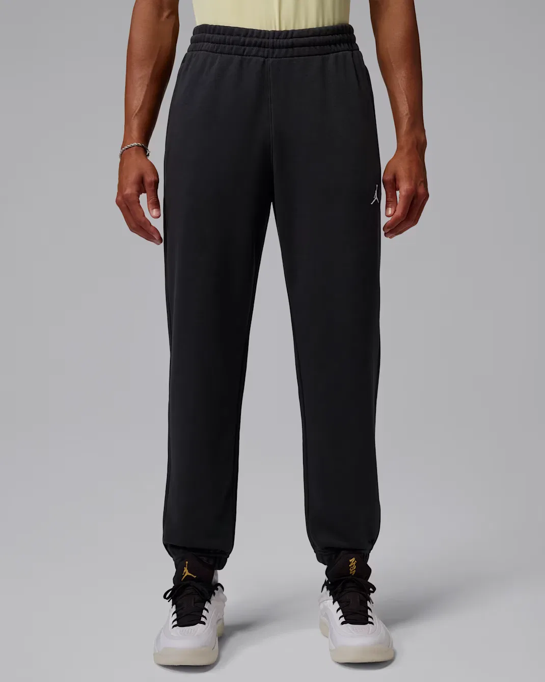 Мужские флисовые брюки Dri-FIT Jordan Sport Crossover, Black/White