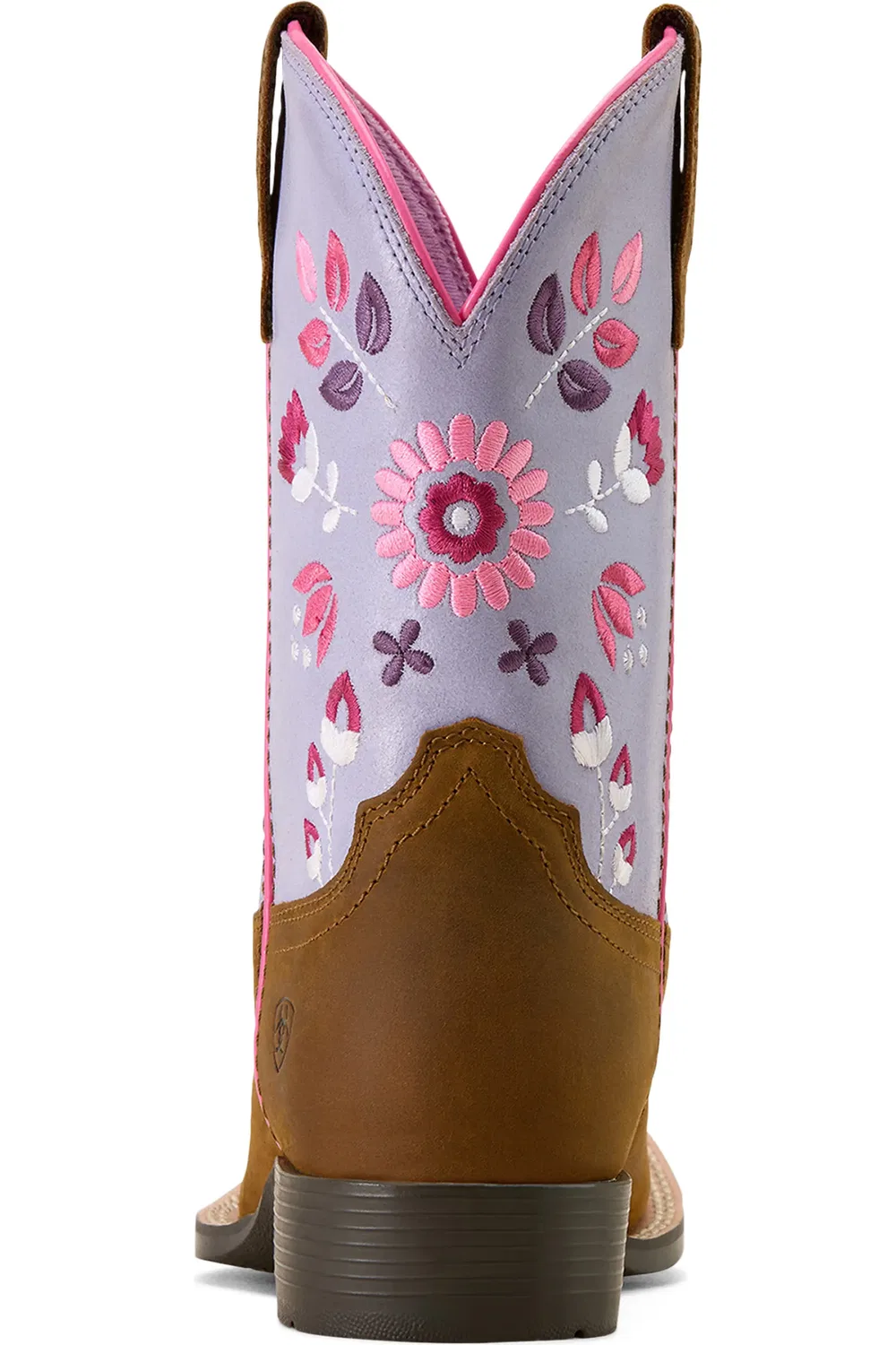 Детские ковбойские сапоги с цветочным принтом Wild Bloom Ariat, Distressed Brown — фото 2