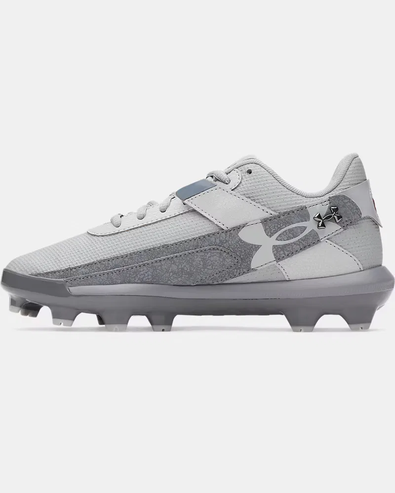 Бейсбольные бутсы для мальчиков с шипованной подошвой TPU Harper 10 TPU Jr UnderArmour, Baseball Gray/Titan Gray — фото 2